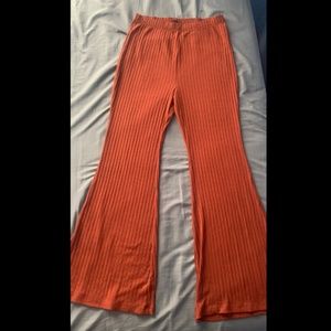 Burnt Orange Flared Pants